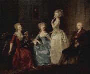 TISCHBEIN, Johann Heinrich Wilhelm Portrat der Grafin Saltykowa und ihrer Familie oil painting artist